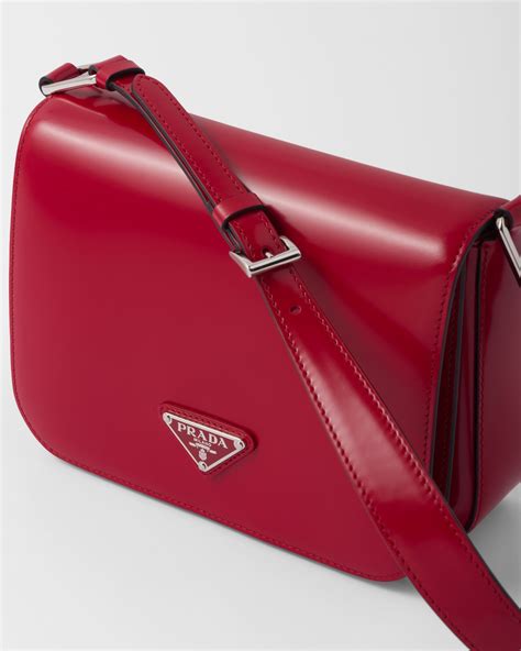 prada ladies kaier leather shoulder bag|miuccia Prada shoulder bag.